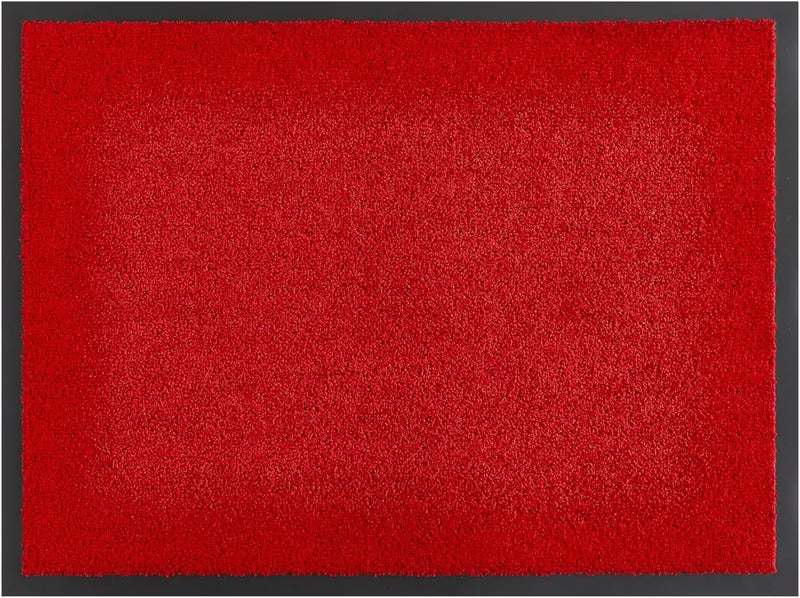 ANDIAMO Verdi Doormat - Dirt Trapper Mat for the House Entrance - Ideal as a Doormat Indoor or as a Doormat in Covered Outdoor Area - Door Scraper for Front Door 80 x 120 cm Red 2 - Image 1