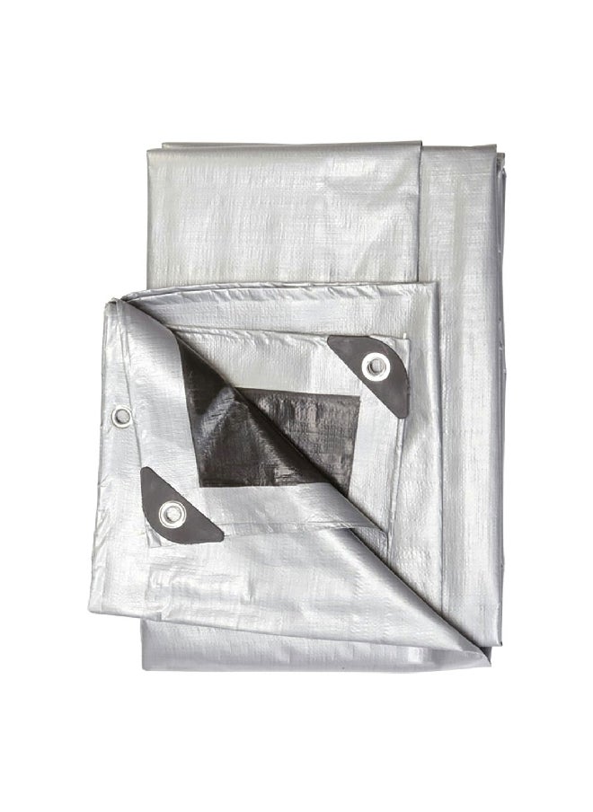ACE Heavy Duty Reversible Polyethylene Tarp Silver and Black 10 x 20 ft 7332083  - Image 1
