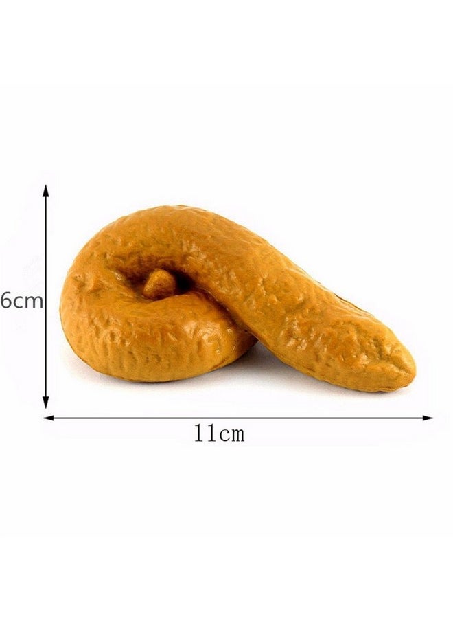 Wendy Mall - 1 Pc Funny Joke Tricky Toys Mischief Turd Gag Gift Realistic Shits Poop Fake Turd Classic Shit Practical - Image 1