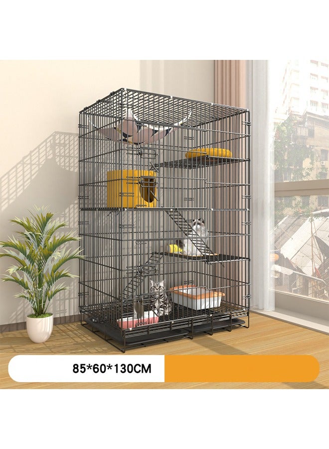 إن كي أكس قفص فاخر للحيوانات الأليفة قابل للطي بأربعة طبقات - Image 1