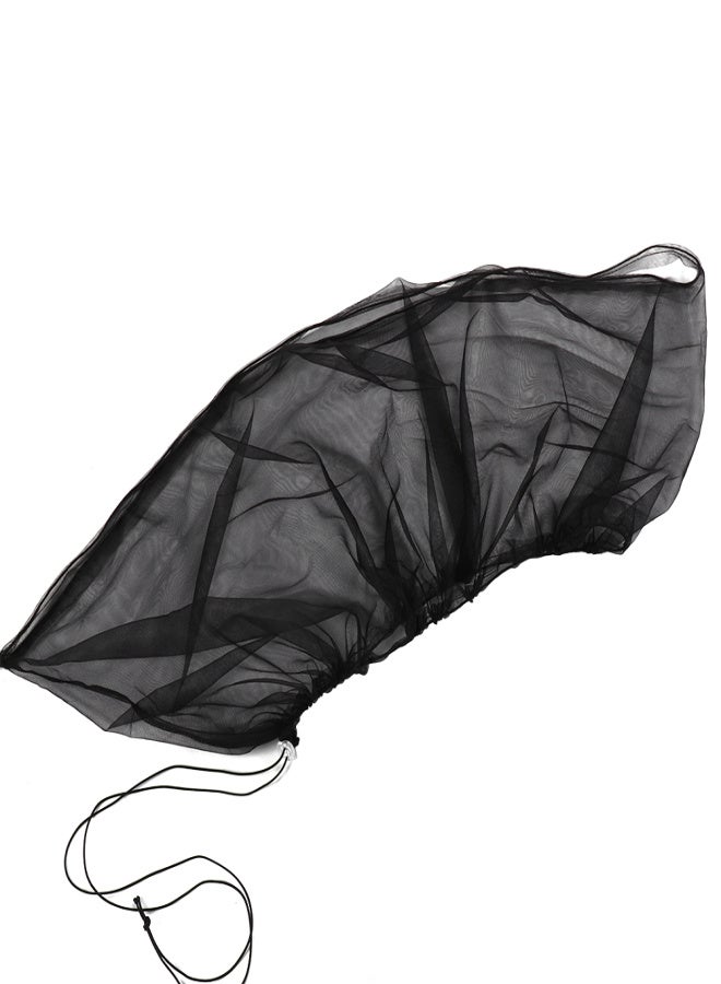 Bird Cage Cover Universal Birdcage Polyester Mesh Cover Seed Catcher Parrots Cage Net Skirt Guard - Image 2