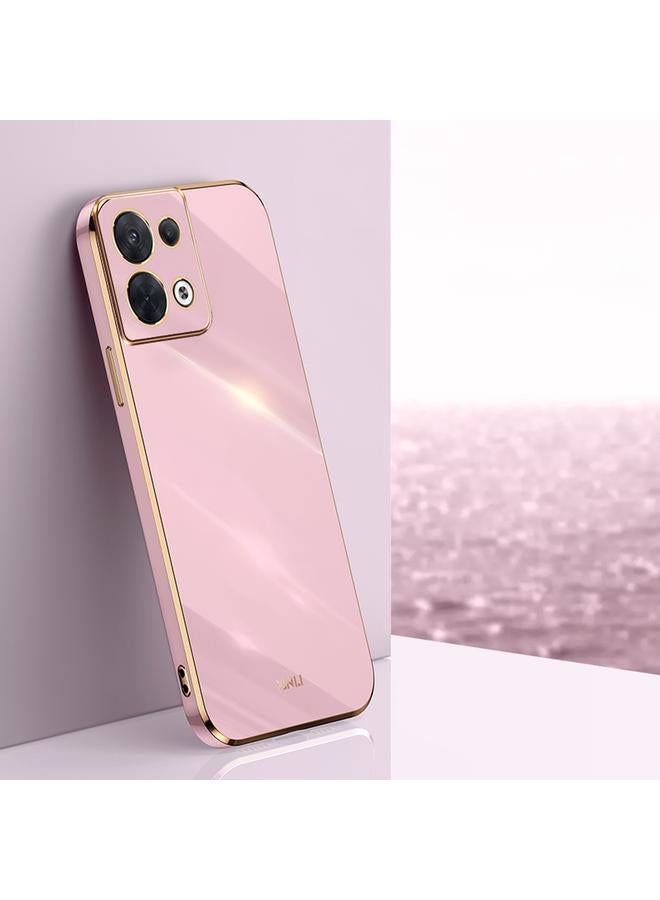 S-TOP Case For OPPO Reno8 Pro XINLI Straight Edge 6D Electroplate TPU Phone Case - Image 1