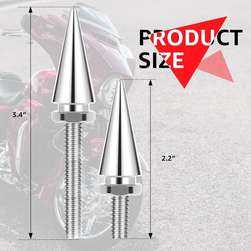 AEEAST Chrome Fairing Windshield Bolts for Harley Davidson Touring 2014-2024 - Image 2