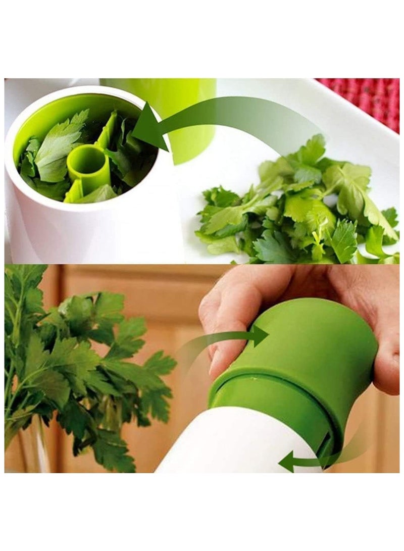 Herb Grinder, Spice Mill, Parsley Shredder, Chopper, Vegetable Cutter, Garlic Coriander, Spice Grinder, Crusher, Kitchen Accessories for Gourmet Cooking  - Image 2