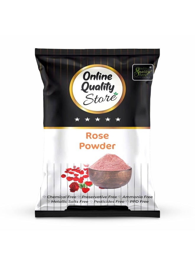 Online Quality Store Rose Petal Powder with Size Options for Face Pack (100 g) - Image 1