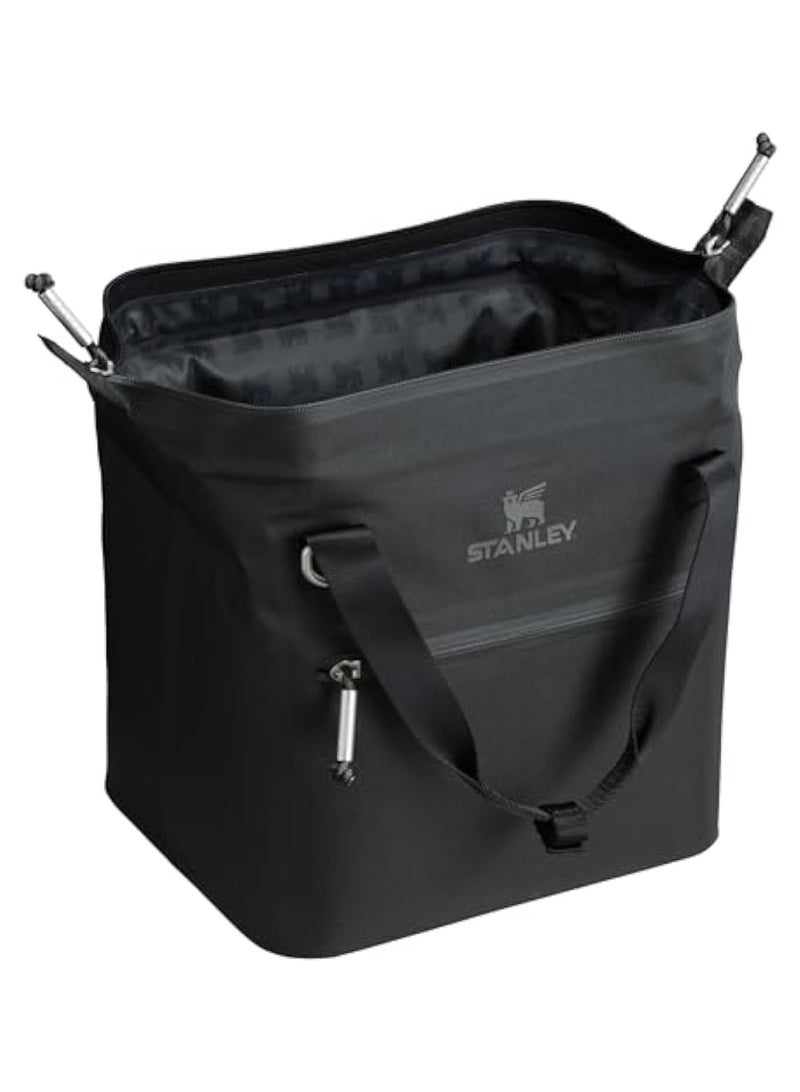 Stanley All Day Julienne Mini Cooler Bag & Insulated Lunch Tote | 7.4 QT (10 Can) Portable Soft Cooler with Leak-Proof Liner | Unique "Doctor's Bag" Hinge Top Design | Made from 100% Recycled Polyester | for Picnics, Hikes, Beach & Commute - Image 3