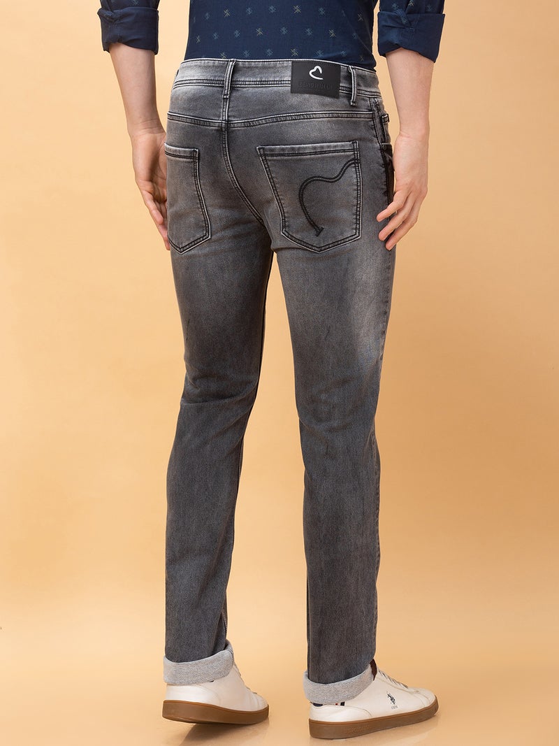 Being Human Grey Tone Straight Fit Jeans For Men - Image 3