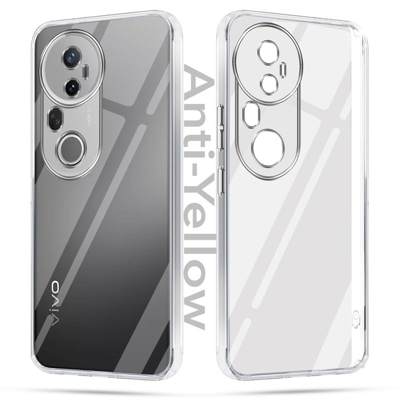 Jkobi Lifetime Anti-Yellow Clear Back Cover Case for Vivo T4 Ultra (Sleek Hard Crystal | Shockproof and Camera Protection) - Image 4