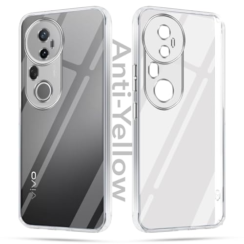 Jkobi Lifetime Anti-Yellow Clear Back Cover Case for Vivo T4 Ultra (Sleek Hard Crystal | Shockproof and Camera Protection) - Image 1