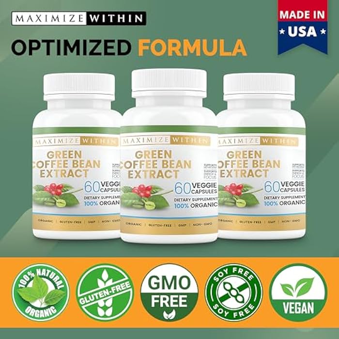Maximize Within Green Coffee Bean Extract, 60 ct - Image 2