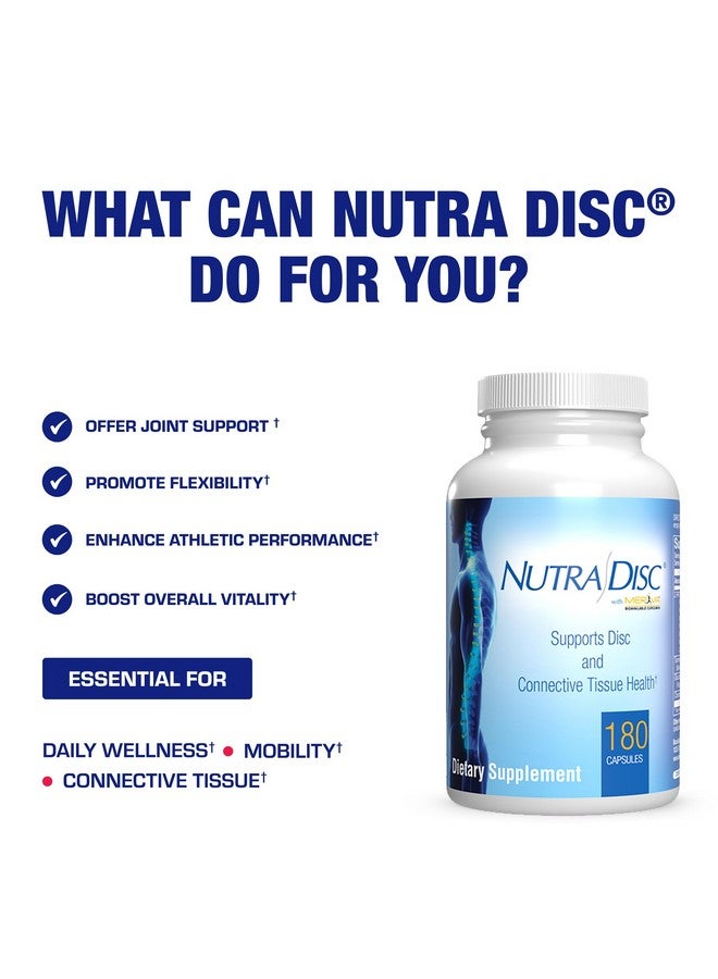 Anabolic Laboratories Nutra Disc & Joint Support Supplement - Clinically Formulated Restorative Cartilage Ligament and Tendon Supplement with Meriva Curcumin Enzymes Glucosamine and Chondroitin for Adults (180) - Image 4