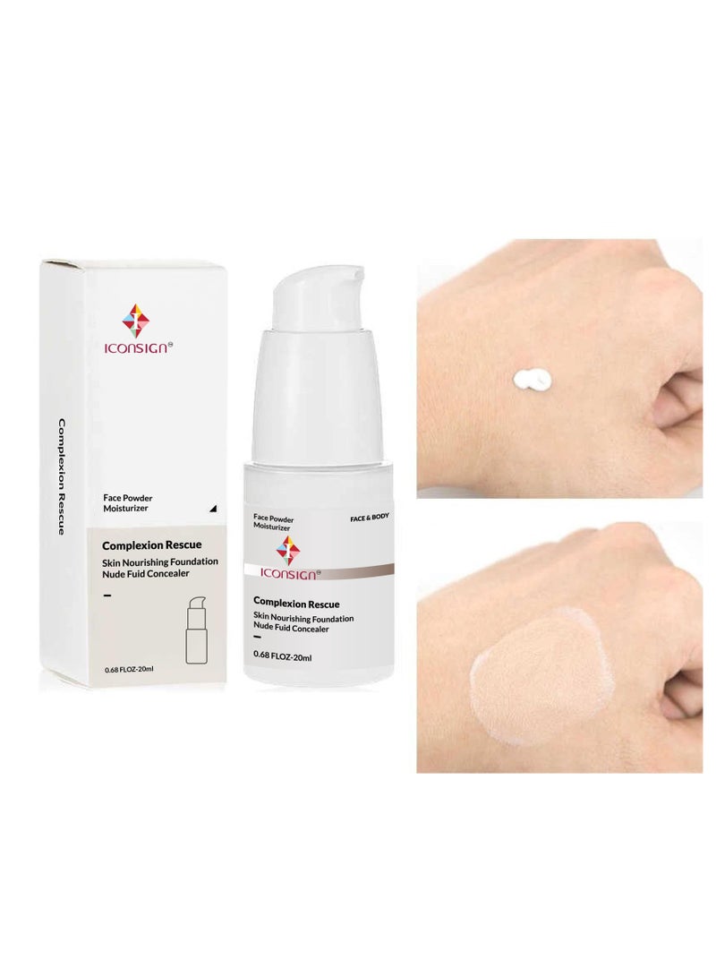 إيكونساين كريم أساس سائل متغير درجة الحرارة من إيكونزاين ماجيك وخافي عيوب التبييض - Image 1