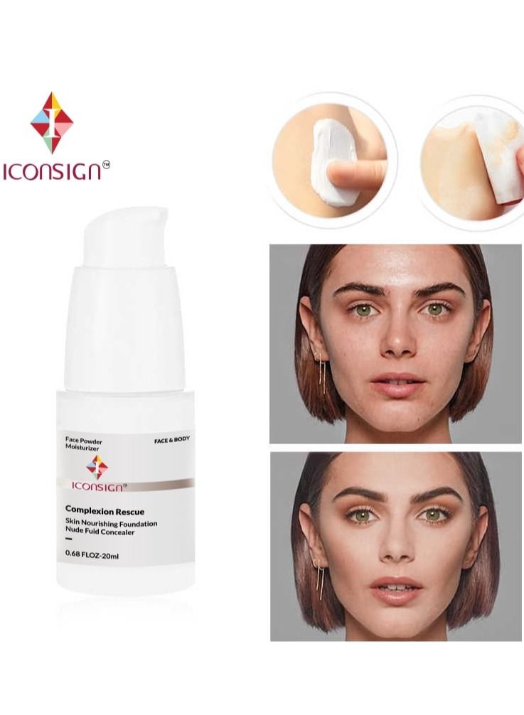 إيكونساين كريم أساس سائل متغير درجة الحرارة من إيكونزاين ماجيك وخافي عيوب التبييض - Image 2