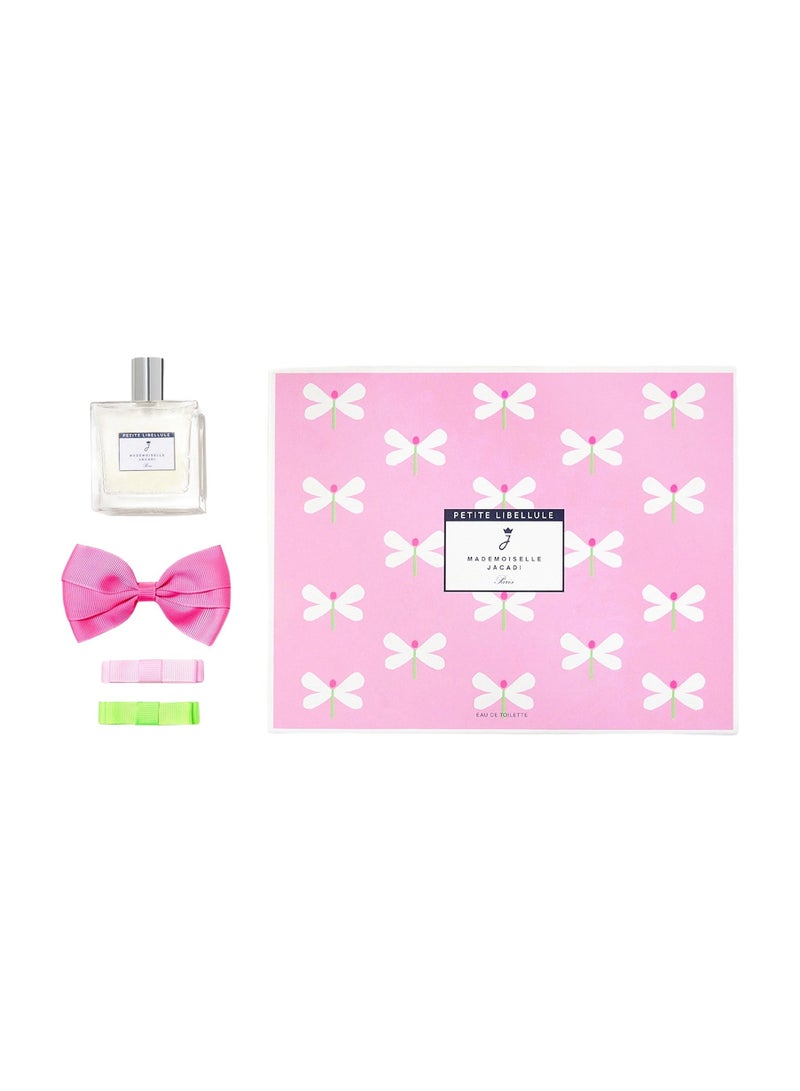 Jacadi Mademoiselle Petite Libellule Eau de Toilette 100mL + Hair Hooks - Image 1