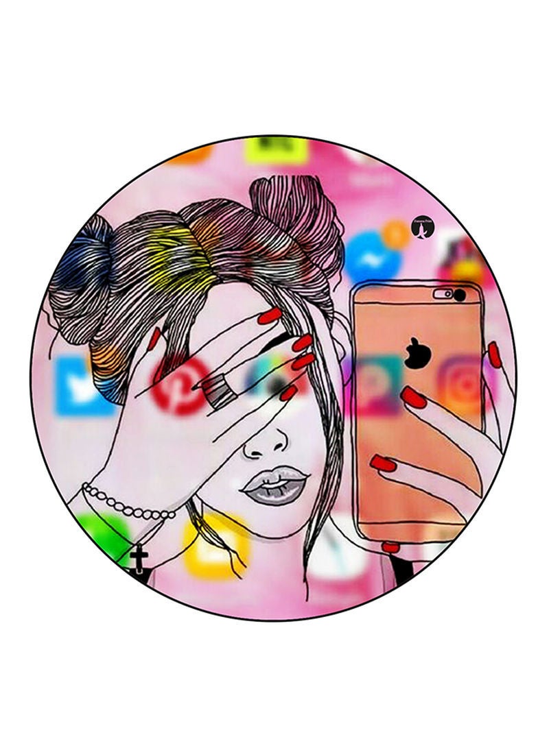 RKN Girl Printed Large Pin Multicolour - Image 2