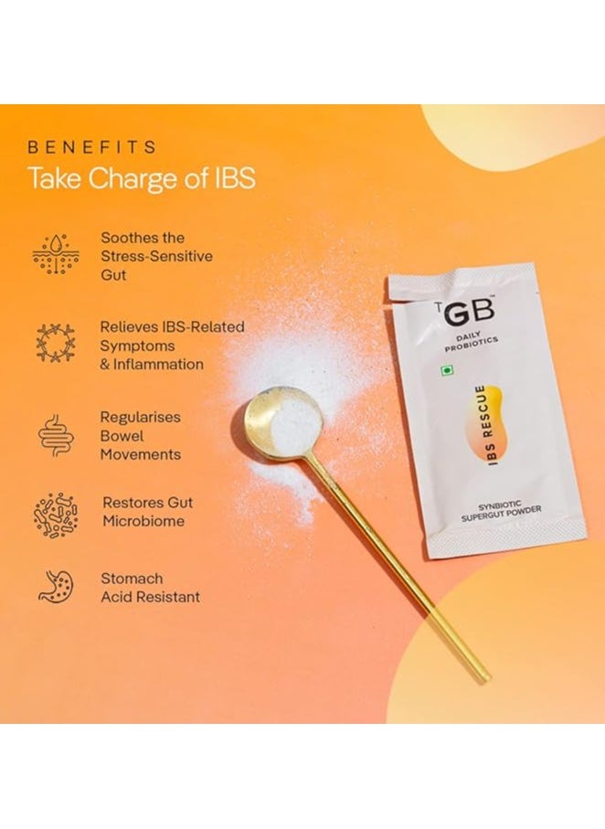 علة جيدة مسحوق Good Bug IBS Rescue SuperGut لتخفيف الإمساك ومتلازمة القولون العصبي | مكمل ما قبل البروبيوتيك للرجال والنساء | 5 مليار وحدة تشكيل مستعمرة من السلالات المثبتة سريريًا | باقة 30 يومًا  - Image 3