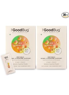 The Good Bug Rescue SuperGut Powder for Constipation Relief & Irritable Bowel Syndrome Pre And Probiotic Supplement for Men & Women, 5 Billion CFU of Clinically Proven Strains - 30 Days Pack  - Image 1