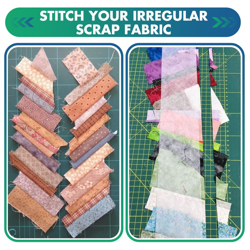 Breling شريط بريلينغ للخياطة 2 1/2 بوصة 25 ياردة من قصاصات القماش قابل للذوبان في الماء شريط خياطة بزاوية لسهولة التثبيت (2 لفة) - Image 5