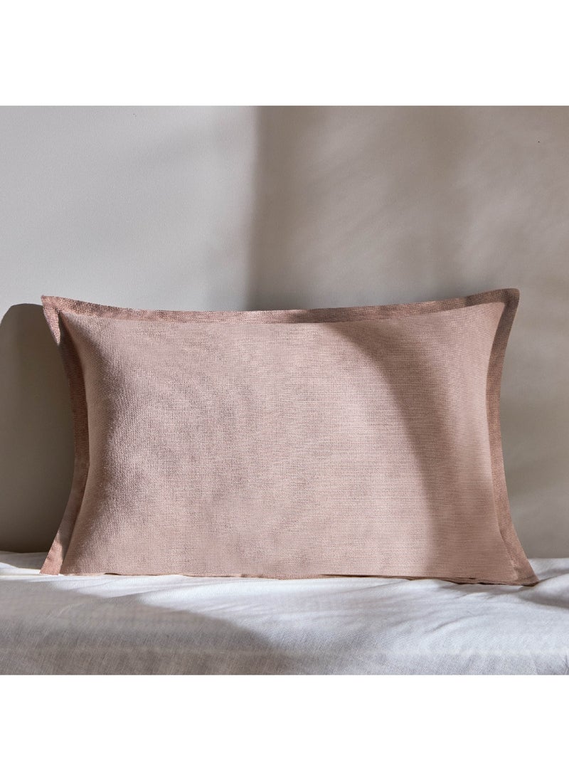 Home Box Atlanta Ezra Rib Solid Filled Cushion 60 x 40 cm  - Image 1