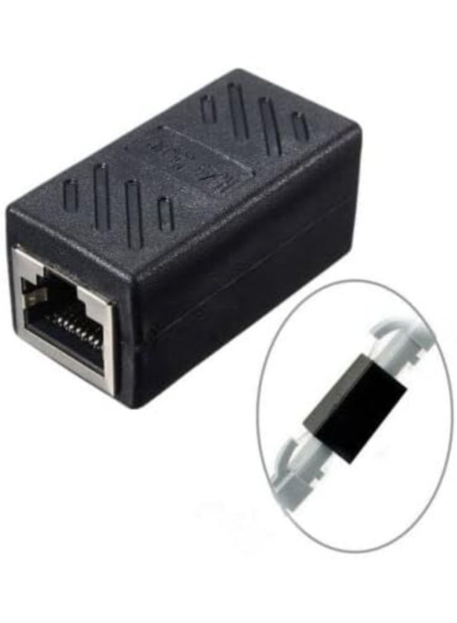 RJ45 Female to Female LAN Coupler – CAT5 Network Adapter for High-Speed, Stable Connection - Image 1