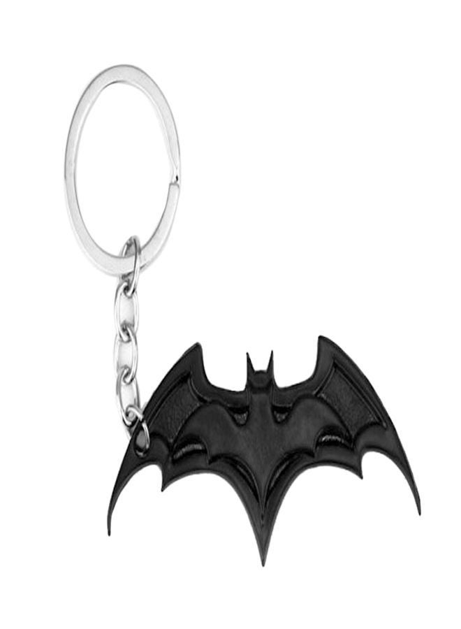 NIBEMINENT Black Batman Shape Alloy Metal Key Holder Casual Chain