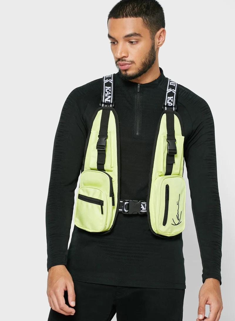 Karl Kani Tape Utility Vest Bag