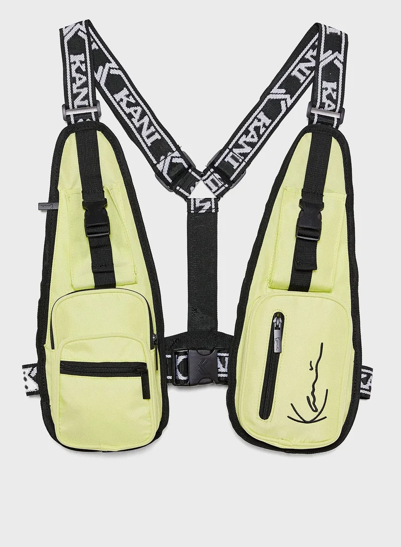 Karl Kani Tape Utility Vest Bag