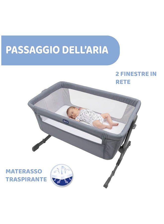 Chicco سرير نوم مشترك أساسي من Next2Me، من عمر 0 إلى 6 أشهر، لون حجري - Image 5