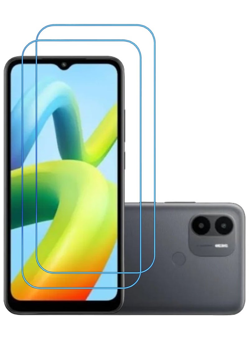 ACLIX 2 Pieces Antistatic ESD Dustproof Premium Quality High Definition Clear Tempered Glass Screen Protector Designed For Xiaomi Redmi A1+ - Image 1