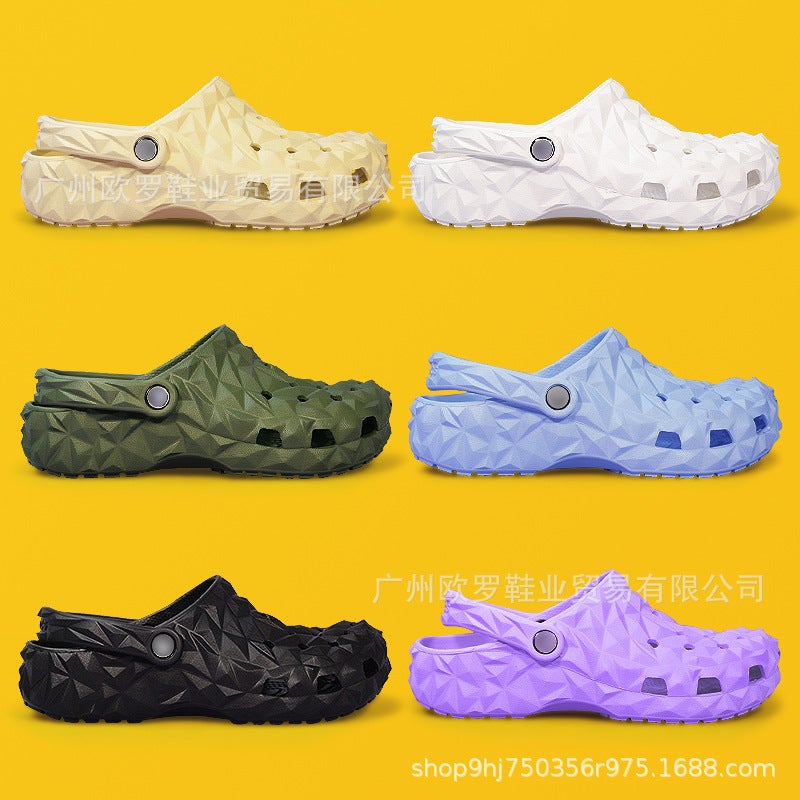 Unisex Closed-Toe EVA Clog Sandals Breathable Anti-Slip Outdoor Beach Shoes - Image 2