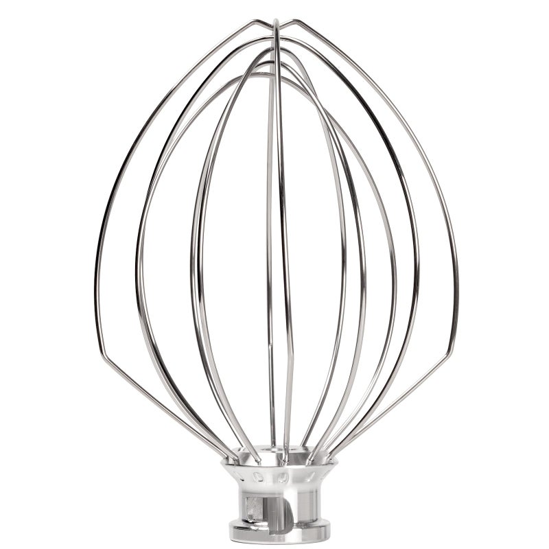 Moloudan Wire Whip Attachment for KitchenAid 5 Quart BowlLift Stand Mixer K5AWW Replacement 6Wire Whip Egg Cream Stirrer Cake Mayonnaise Whisk