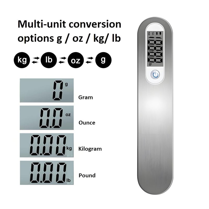AHOSOUTLY ميزان قوس الرماية AHOSOUTLY قوس مقوس/قوس مركب 110 رطل/50 كجم ميزان ضبط شاشة LCD غ/أونصة/كجم/رطل - Image 2