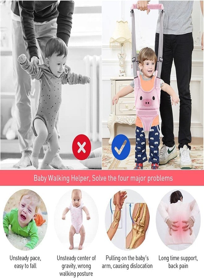 KLERICER Baby Walking Helper, Adjustable Baby Walking Assistant Toddler and Walking Learning Helper Infant Walking Belt, Detachable Toddler Walking Harness for 6-36 Months Baby Infant Toddler Kids (B) - Image 2