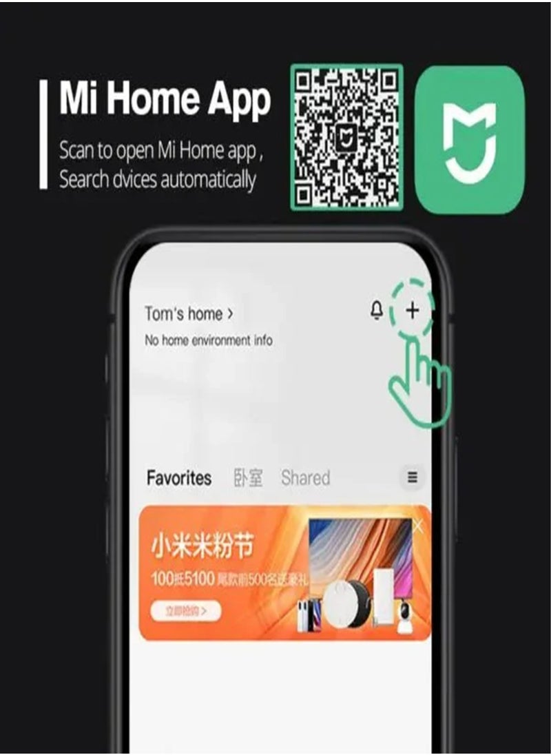 HOTO - Smart Laser Distance Measure – 98ft (30m) Range, ±1/16" High Precision, Smart Bluetooth Sync with Mi Home App, OLED Display, USB-C Rechargeable, Ultra-Lightweight & Compact, Auto Shutdown, Multiple Unit Modes – Ideal for Home, Construction & DIY - Image 1