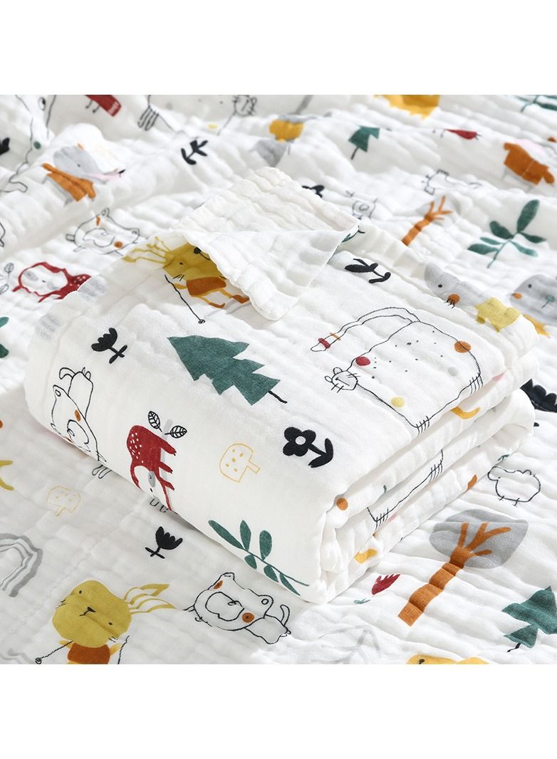 Pure Cotton Cartoon Printed Bath Towels