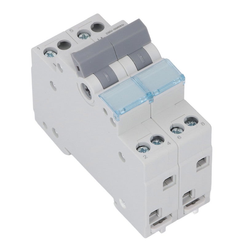 GEYA مفتاح نقل يدوي مزدوج الطاقة 63 أمبير 2 قطب 1-600 فولت تيار متردد جهد عريض - معيار IEC 60947-3 - مؤشر ثلاثي الألوان للأنظمة الكهربائية السكنية - Image 3