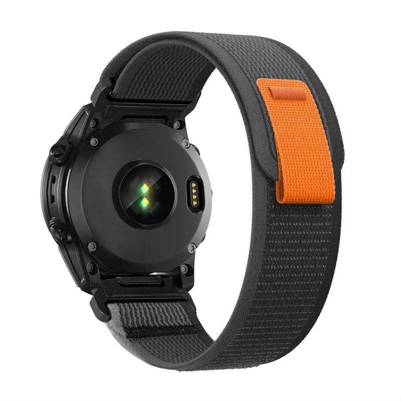 OUTVI 22mm Nylon Trail Loop Band For Garmin Fenix 7 Pro /Epix Pro Gen 2 47mm/Forerunner 965/955/Epix Pro Gen 2 47mm/Forerunner 965/955 | Quickfit 22, Lightweight & Breathable | Rugged Elastic Strap (5.5-8.5 Inch Wrists) - Image 2