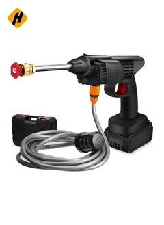 HuHa Cordless 48V Electric High Pressure Car Washer Manual Rechargeable Car Washing Machine with Adjustable 3-in-1 Nozzle and Hose Pipe for Washing Cars Watering Flowers Cleaning Floors  - Image 1