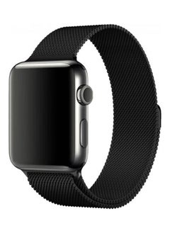 Milanese Replacement Band For Apple Watch Series 5/6/7 42/44/45mm Black