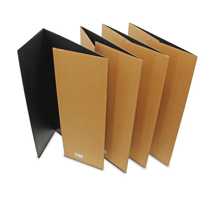 Flipside Products 36â€ x 48â€ Project Boards for Presentations, Science Fair, School Projects, Event Displays and Trifold Picture Board, Proudly Made in USA - Black - 4 Pack - Image 3