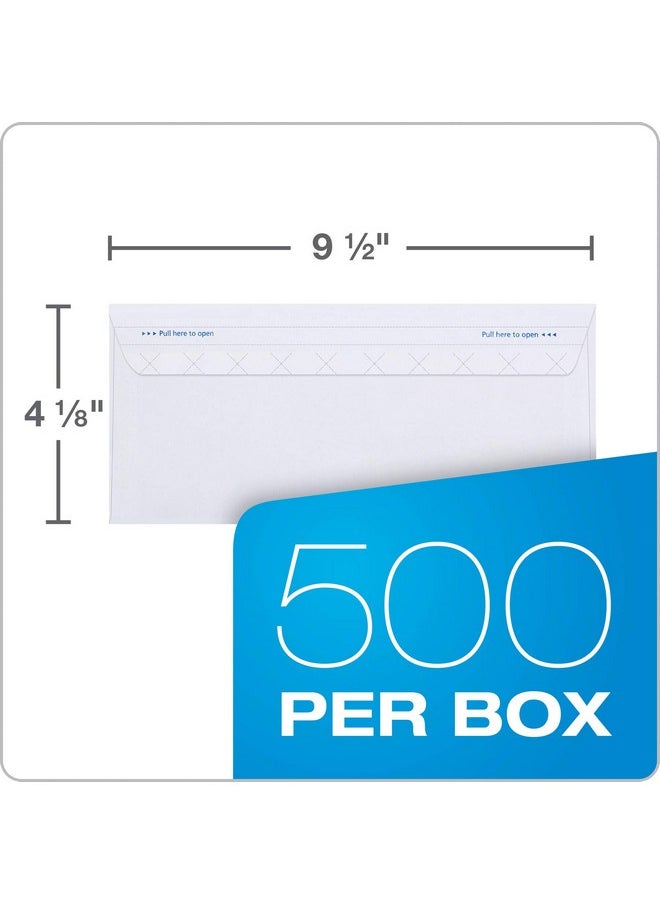 Columbian #10 Security Envelopes, 500/Box, No Window, 4-1/8 X 9-1/2 Inches, Release & Seal Self Seal, Simplysafe Tamper Evident, White (Colo180)  - Image 5