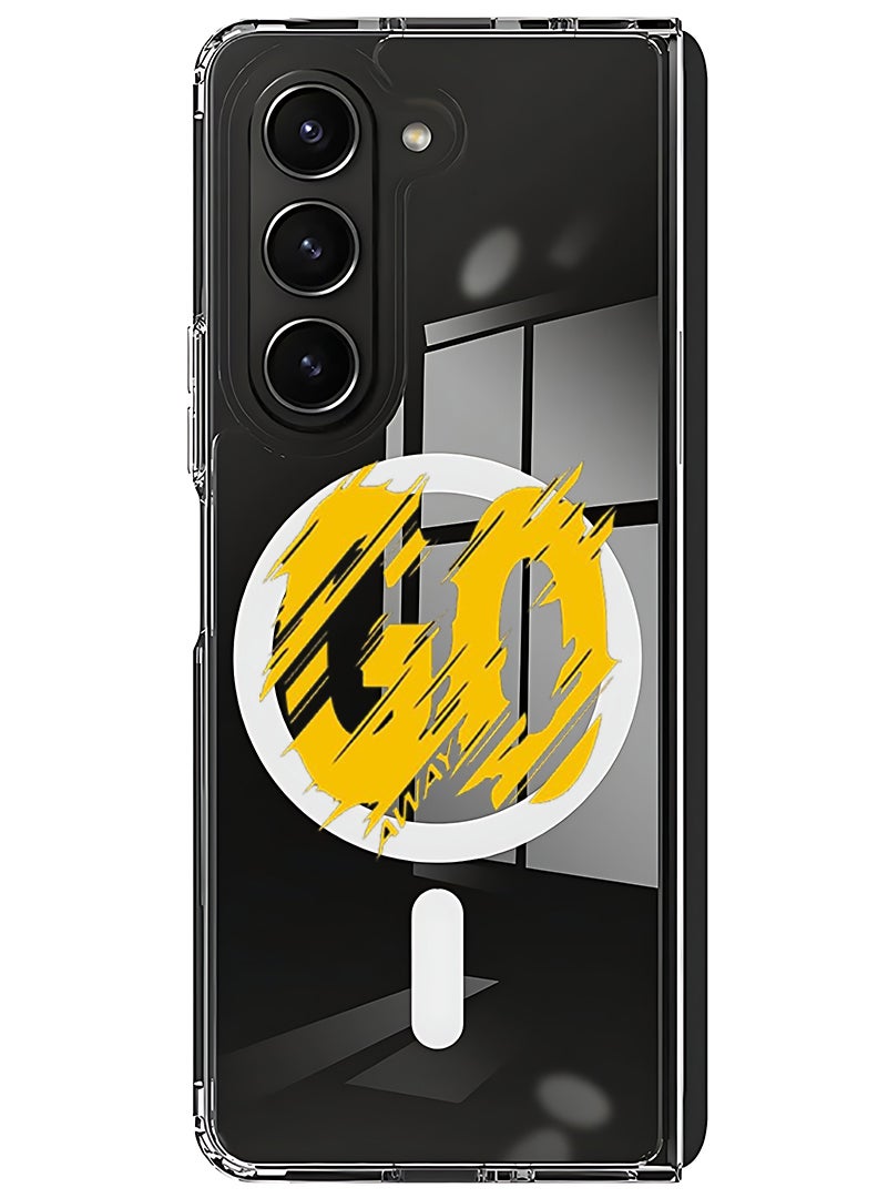 Theodor Magnetic Case for Samsung Galaxy Z Fold 5 Compatible with MagSafe Wireless Charging, Shockproof Phone Bumper Cover Go - Image 1