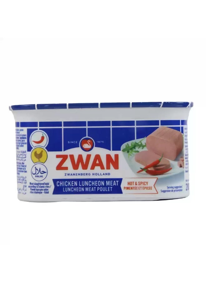 Zwan Zwanenberg Holland Hot And Spicy Chicken Luncheon Meat- 200gms - Image 3