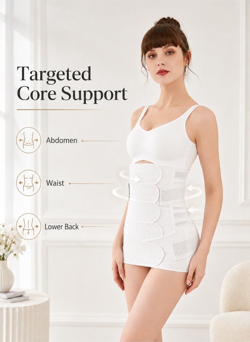 Postpartum Belly Band & Posture Corrector Belt – Adjustable Back Brace for Women, Breathable Lumbar Support Belt for Post Pregnancy Recovery, Abdomen Shaping & Back Pain Relief - Image 2