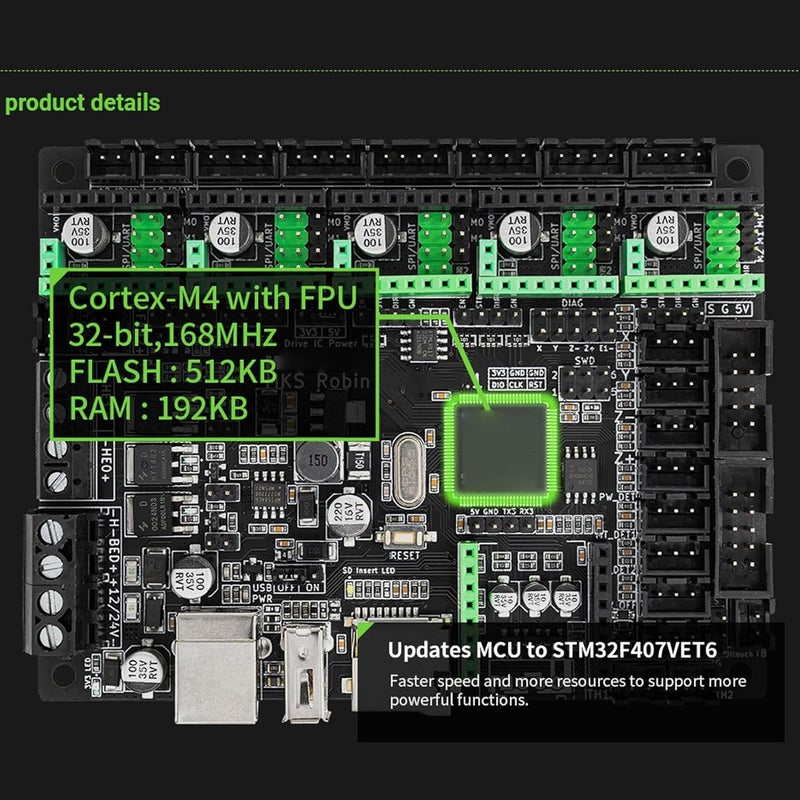 لوحة تحكم الطابعة ثلاثية الأبعاد MKS مع شاشة TS35 لوحة رئيسية مضادة للتداخل - Image 5