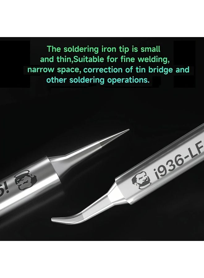 LF IS 5pcs I936 900M Series ESD Copper Soldering Tips High Thermal Conductivity for Phone Motherboard Repair - Image 4