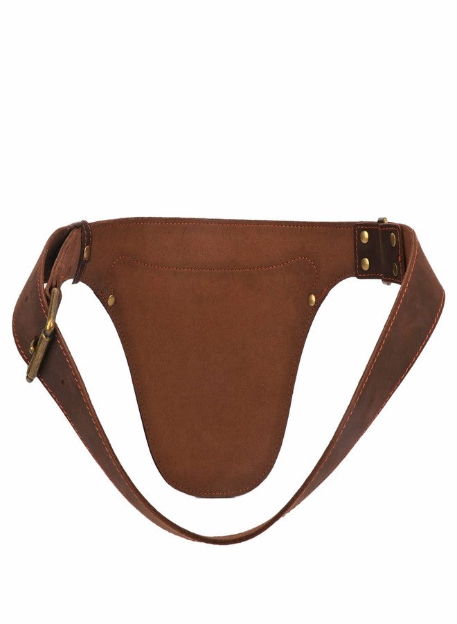 Tourbn Genuine Leather Florist Tool Belt Bag Gardener Farmer Tools Holster Waist Pouch Electrician Carpenter Organizer Kit 3 Pockets (Genuine Leather) - Image 2