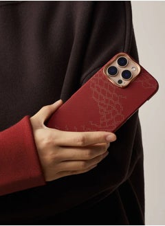 PITAKA pitaka for iPhone 16 Pro Compatible with Magsafe Snake Ridge New Year Limited Edition iPhone 16 Pro Case with a Caseless Feel 1500D Aramid Fiber Snake Ridge - Sunny Day  - Image 5