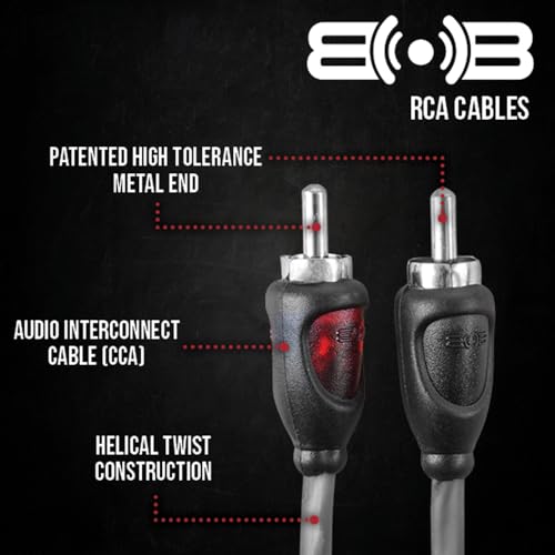 Belva True 4 Gauge AWG Premium CCA Complete Amplifier Wiring Kit with OFC 5/6-Channel RCA Cable - BAK46 RED - Image 4