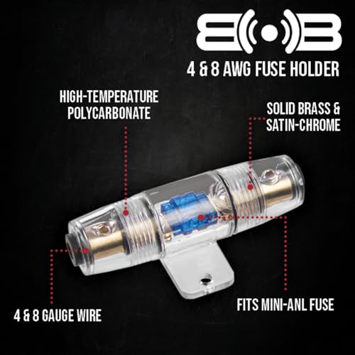 Belva True 4 Gauge AWG Premium CCA Complete Amplifier Wiring Kit with OFC 5/6-Channel RCA Cable - BAK46 RED - Image 5